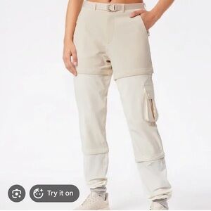 Outdoor Voices rektrek vanilla Light Beige Cargo Joggers